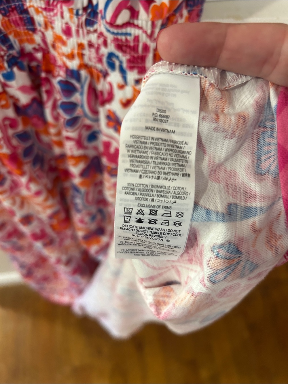 Boden Pink Orange Blue Floral Paisley Maxi Dress NWT - Picture 4 of 5